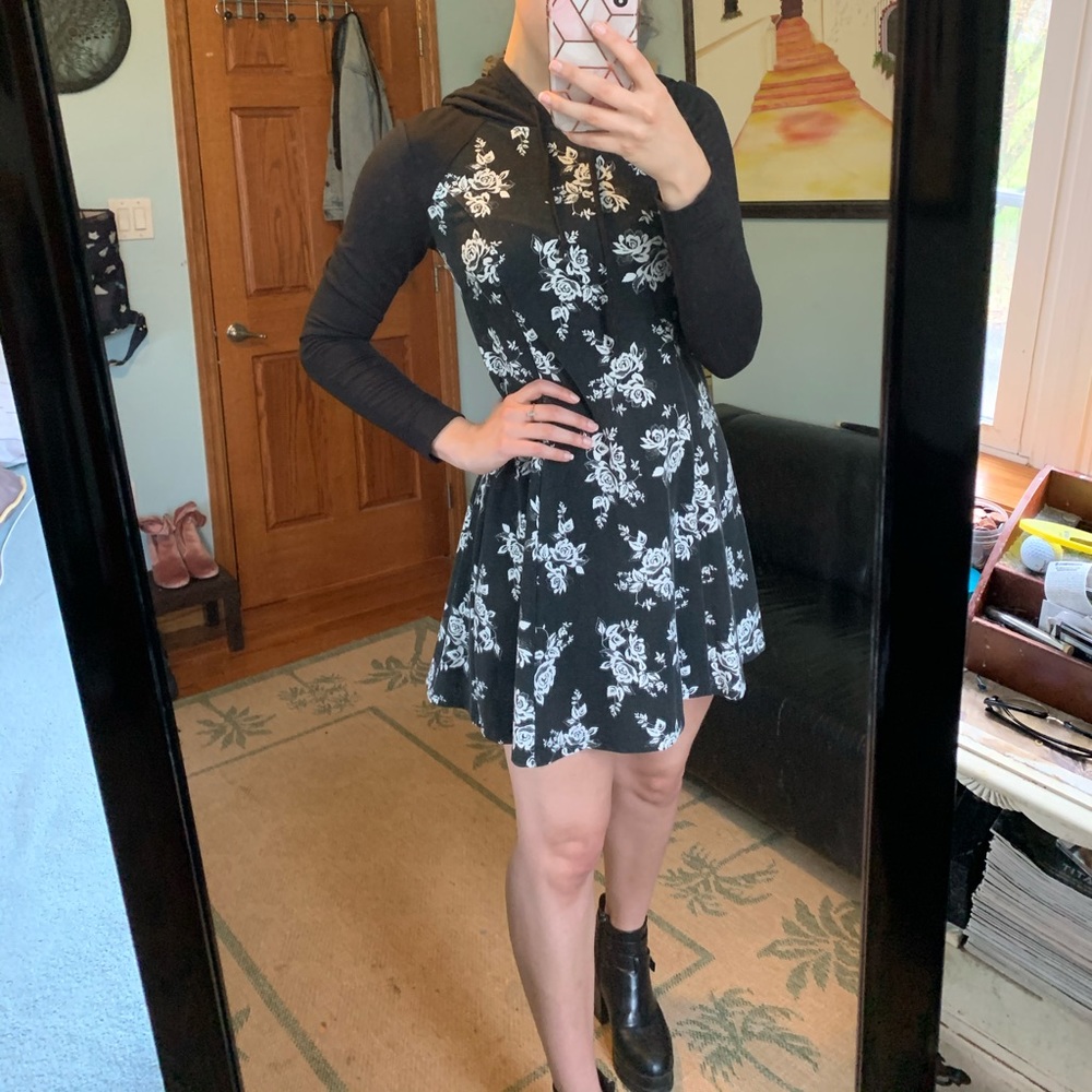 Hooded mini dress!
